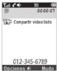 00:00:07 Compartir video listo 012-345-6789 Opciones Mudo