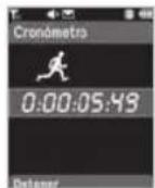 PANTECH C630 - Uso del cronómetro - 1
