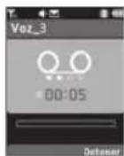 PANTECH C630 - Grabación de memo de voz - 1