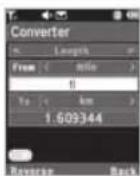 PANTECH C630 - Using the converter - 1