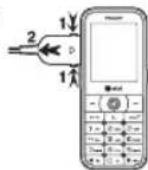 PANTECH C630 - To charge your battery - 3