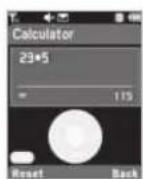 PANTECH C630 - Using the calculator - 1