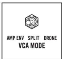 AMP ENV SPLIT DRONE VCA MODE