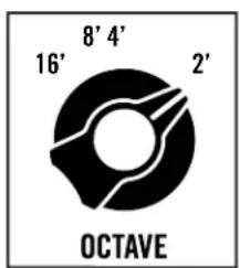 16' 8' 4' 2' OCTAVE