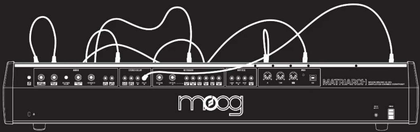 MOOG MATRIARCH MOOG MUSIC IS AN EMPLOYEE OWNED COMPANY moog