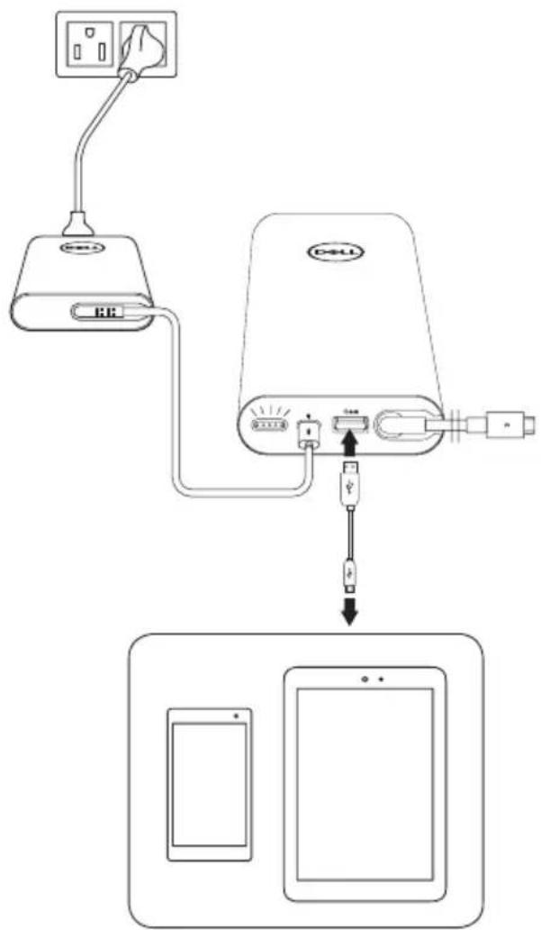 DELL PW7018LC - Über den USB-A-Anschluss aufladen - 1