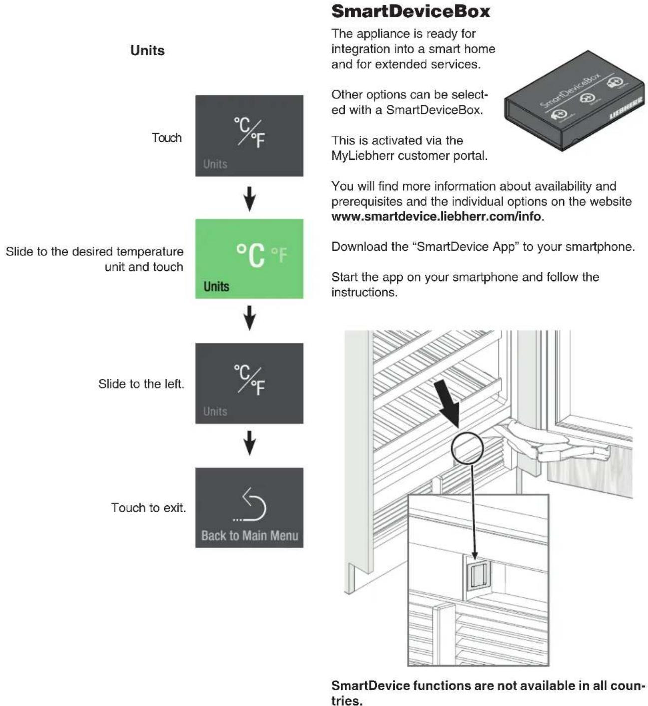 LIEBHERR MW1801 - Setup Menu - 3