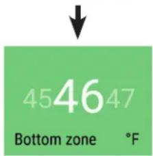 454647 Bottom zone °F