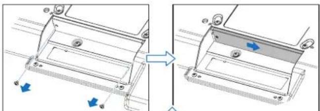 NEC MultiSync V554Q - Installing an Option Board - 2