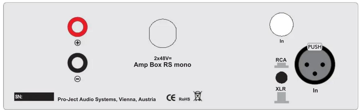 PRO-JECT Amp Box RS Mono - Anschlüsse - 1