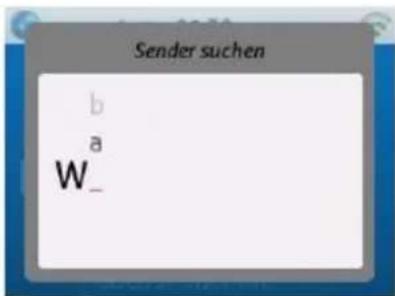 Sender suchen b a W_ a