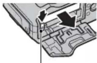 FUJIFILM FinePix F900EXR - Removing the Battery and Memory Card - 1