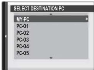 SELECT DESTINATION PC MY-PC PC-01 PC-02 PC-03 PC-04 PC-05