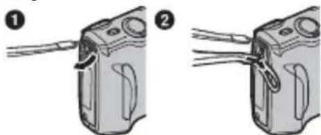 FUJIFILM FinePix F900EXR - Attaching the Strap - 1