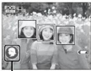 Black-and-white photo of three people with facial images and a 'EXR' logo, likely for a social media or video recording.