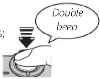 Double beep