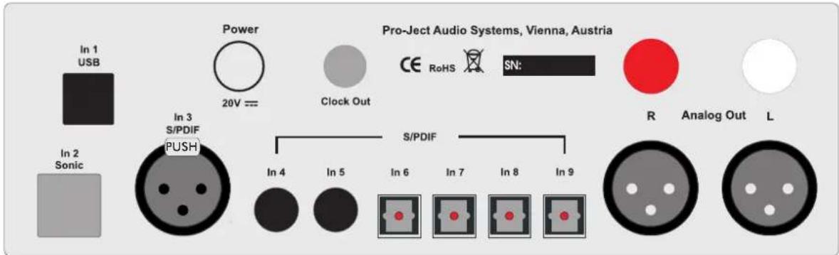 PRO-JECT DAC Box RS - Anschlüsse - 1