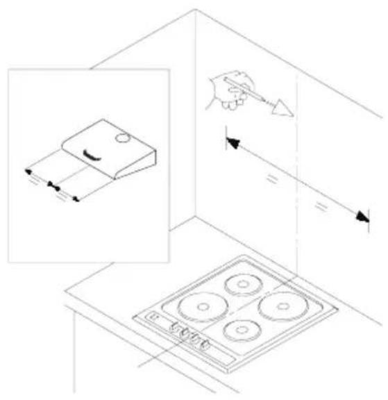 Diagram illustrating kitchen appliance cleaning steps with labeled components and directional arrows