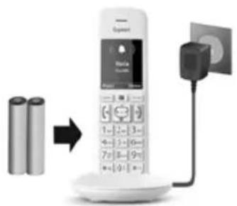 GIGASET E380A Care - Inbetriebnahme (Übersicht) - 1