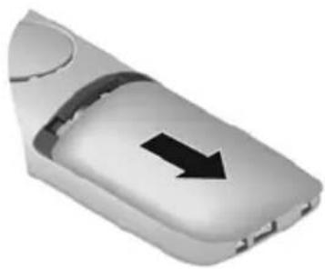 GIGASET E380A Care - Akkus einlegen - 4