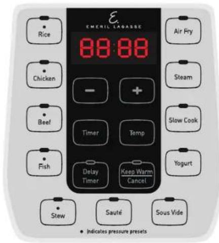 Emeril Lagasse Pressure Air Fryer Plus - Instructions for Pressure Cooking - 1