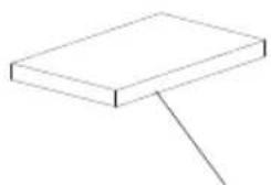 BLACK & DECKER HM4000 - Activated carbon filter and air inlet assembly - 1
