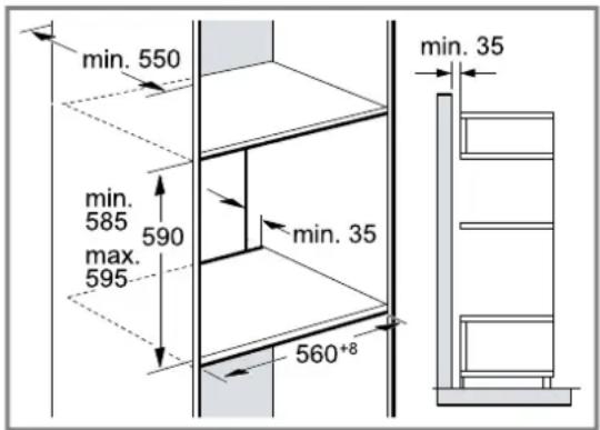 NEFF B4CCE2AN0 - Einbau in einen Hochschrank - 1