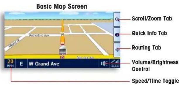 COBRA 5400 Pro - Map Screen - 1