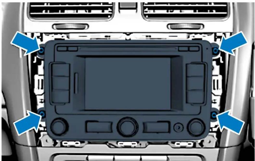 AUDISON Prima APSP G6 - REMOVING THE ORIGINAL CAR RADIO - 2