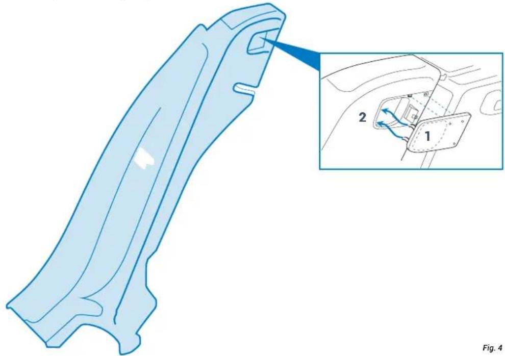 AUDISON Prima APSP G6 - Removing the right rear wheelhouse cover (5-door version) - 1