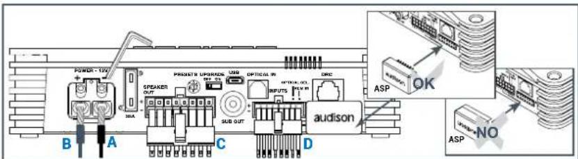 AUDISON Prima APSP G6 - APSP G6 HARNESS cable connection to AP8.9 bit G6 - 1