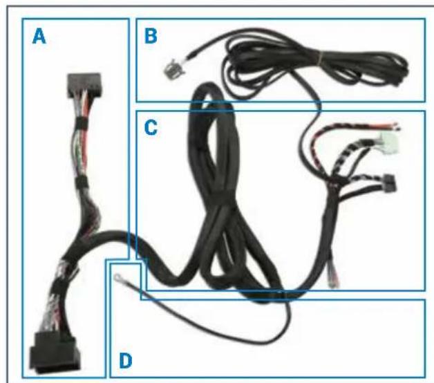 AUDISON Prima APSP G6 - Passing the cable from the car radio's casing to the right of the dashboard - 1