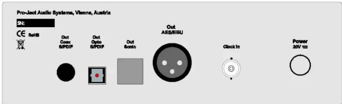 PRO-JECT CD Box RS - Anschlüsse - 1