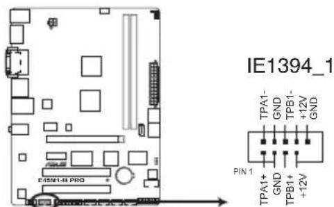 ASUS E45M1-M Pro - IEEE 1394a connector (10-1 pin IE1394\_1) - 1