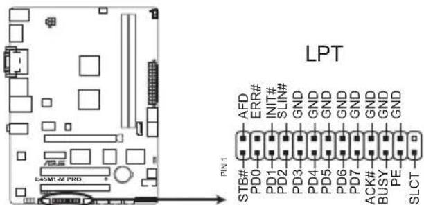 ASUS E45M1-M Pro - LPT connector (26-1 pin LPT) - 1