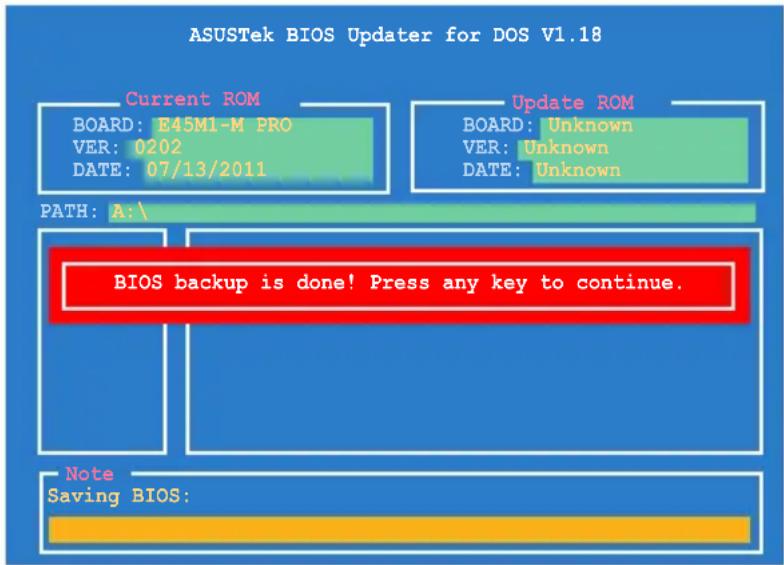 ASUS E45M1-M Pro - Backing up the current BIOS - 3