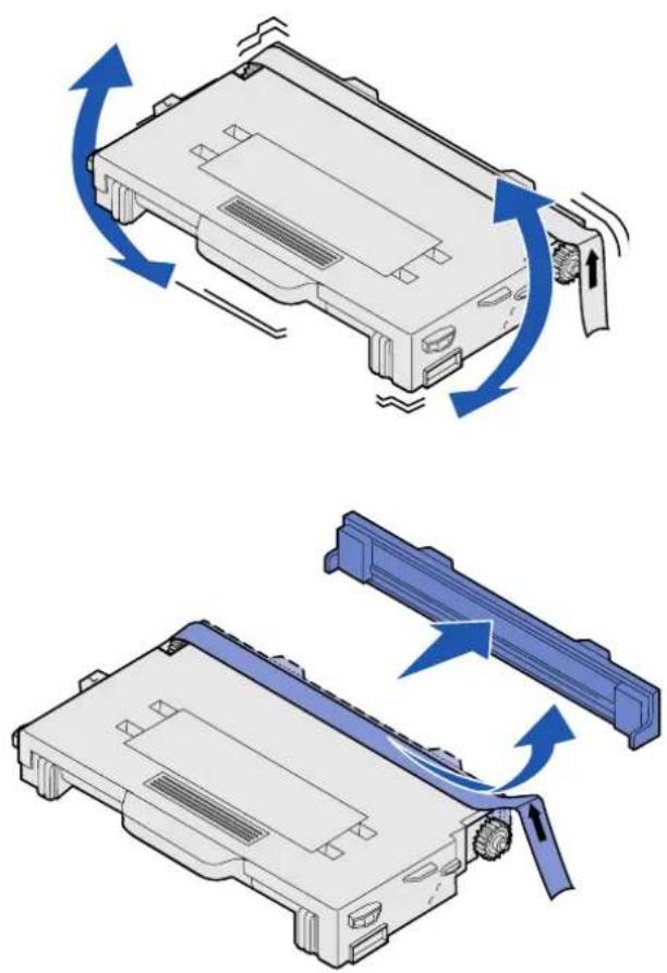LEXMARK C510 - Instalar cartuchos de toner - 3