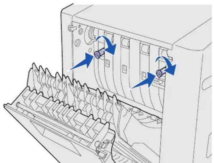 LEXMARK C510 - Passo 5: Instalar a unidade de frente e verso opcional - 4