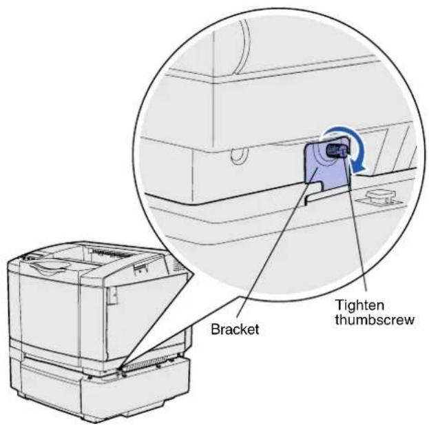 Tighten thumbscrew Bracket