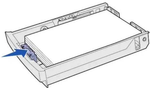 LEXMARK C510 - Colocar papel nos tabuleiros Siga estas instruções para colocar papel nos tabuleiros padrão e opcionais. - 4