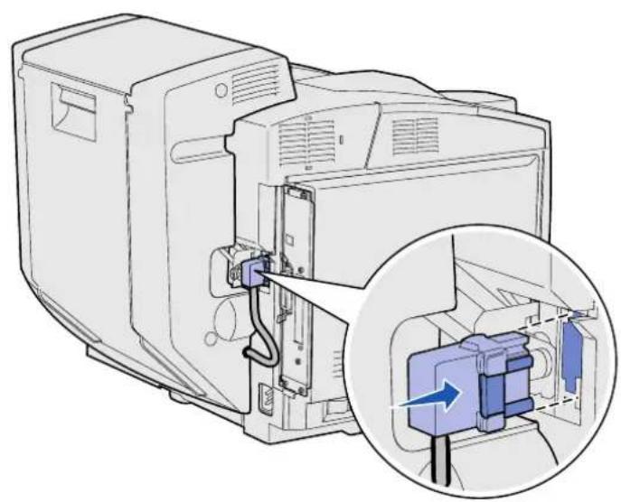 LEXMARK C510 - Colocación de la unidad dúplex opcional - 6