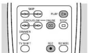 SKIP PLAY DIANCH/FLOW PULSE STOP DIMMER TV SHIFT REC REC MORE