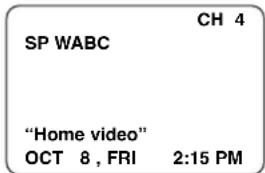 SP WABC "Home video" OCT 8, FRI CH 4 2:15 PM