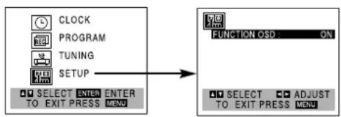 SANYO DVW-7100 - Setting the VCR Setup Menu - 1
