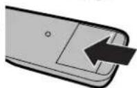 SANYO DVW-7100A - Installing the Batteries for the Remote Control - 3