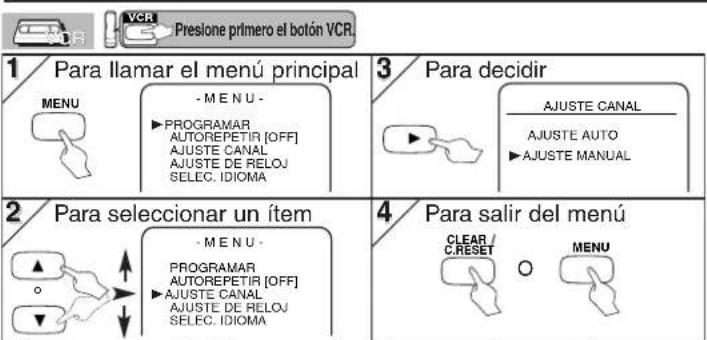 SANYO DVW-7100A - Operaciones en la pantalla - 1