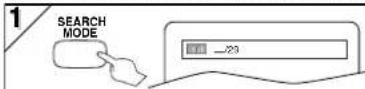 SANYO DVW-7100A - Using the SEARCH MODE button - 1