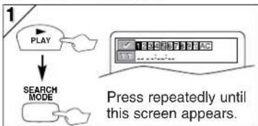 SANYO DVW-7100A - To set a marker - 1
