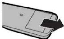SANYO DVW-7100A - Installing the Batteries for the Remote Control - 1