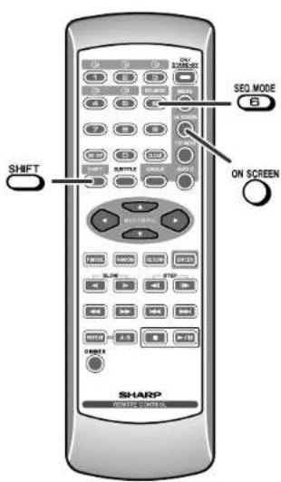 SHIFT ON SCREEN 6 ON MODE